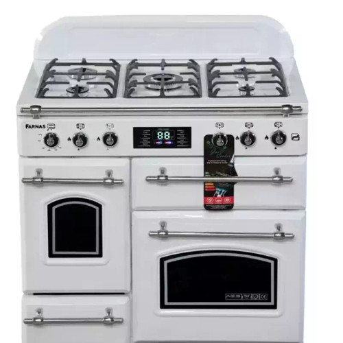 اجاق گاز مفید فارناس مفید صفحه لعاب بسیار بادوام و کیفیتی بی نظیر (طرح فر)